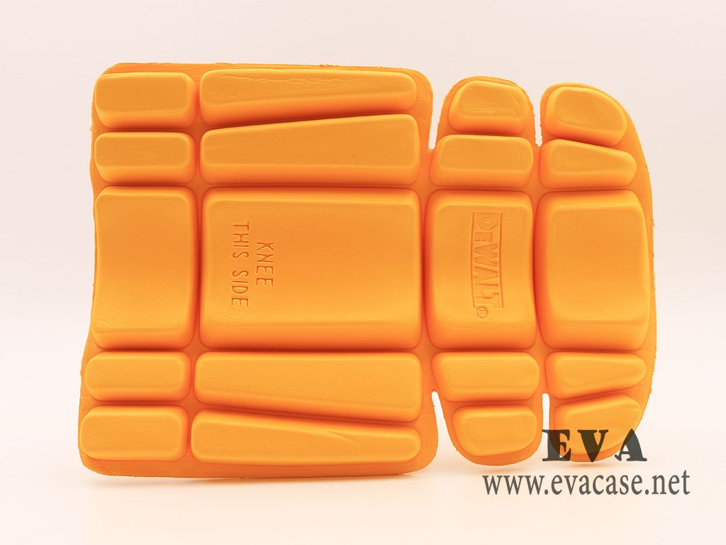 Dewalt foam knee pads inserts 100 percent yellow Polyethylene soft and durable for workpants
